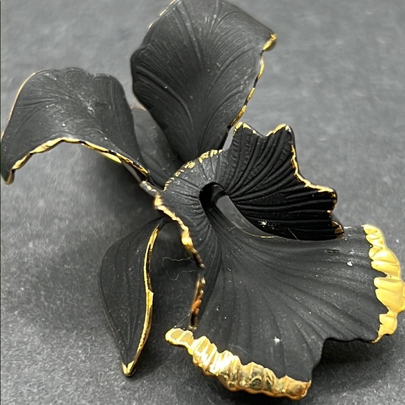 Vintage Cerrito Original 1982 orchid brooch - Picture 3 of 6